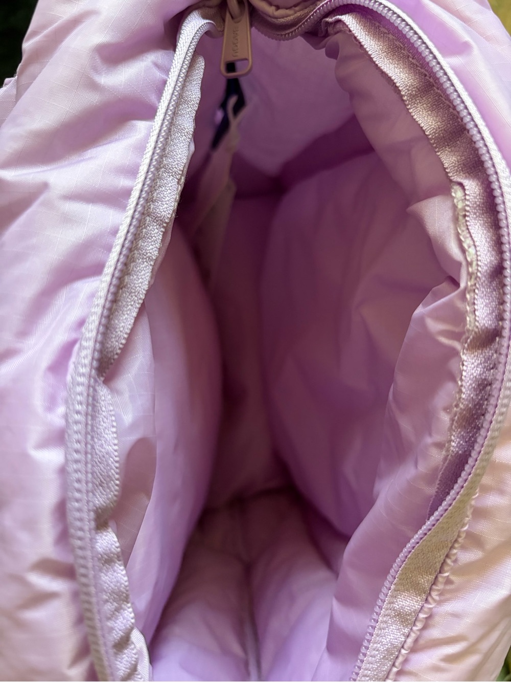 NWT BAGGU Puffy Mini Tote Lilac - Picture 3 of 4